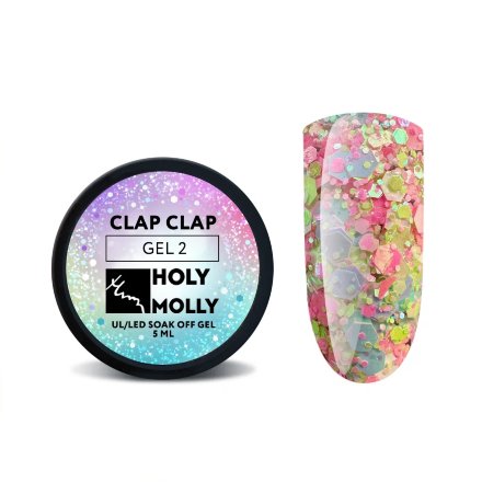 Holy Molly, Гель-лак Clap Clap, #002, 5 г.