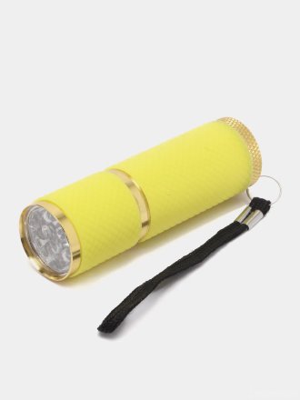 УФ-фонарик для сушки геля, жёлтый