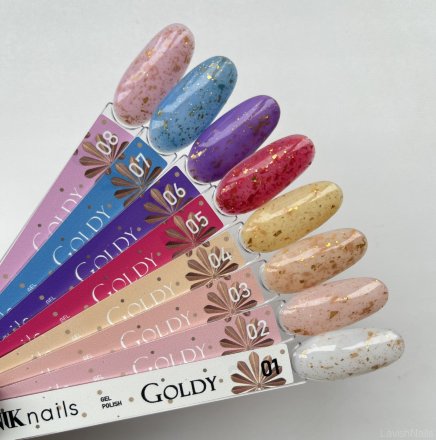 NIK nails, Гель-лак, Goldy, #007