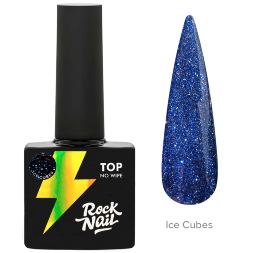 RockNail, Светоотражающий топ Ice Cubes, 10 мл.