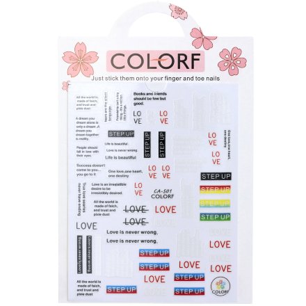 Colorf, Стикер для дизайна CA501