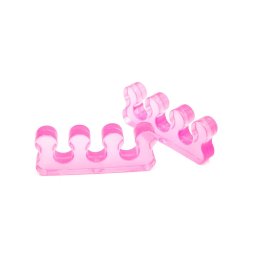 Разделители для пальцев ног силиконовый, розовый