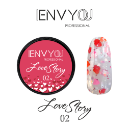 ENVY, Декоративный гель, Love Story, #002, 7 мл.