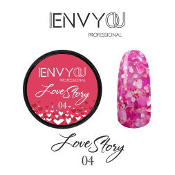ENVY, Декоративный гель, Love Story, #004, 7 мл.