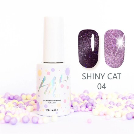 HIT Gel, Гель-лак, Shiny Cat, #004