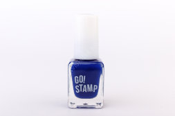 Go! Stamp, Лак для стемпинга, #004, Midnight, 6 мл.