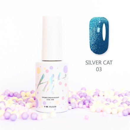 HIT Gel, Гель-лак, Silver Cat, #003