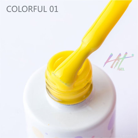 HIT gel, Гель-лак ColorFul, #001, 9 мл.