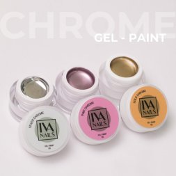 IVA nails, Gel Paint Chrome, Golden, 5 г.