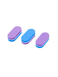 Мини-баф двухцветный 100/180, фиолето-синий