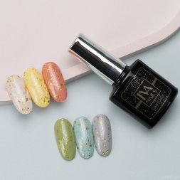 IVA nails, Топ Gold Flares, 8 мл.