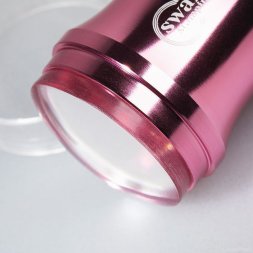 Swanky, Штамп силиконовый, розовый, 4 см. 
