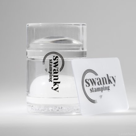 Swanky, Штамп силиконовый, прозрачный, двойной, 4 см.