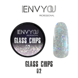 ENVY, Декоративный гель, Glass Chips, #002, 6 г.