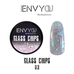 ENVY, Декоративный гель, Glass Chips, #003, 6 г.