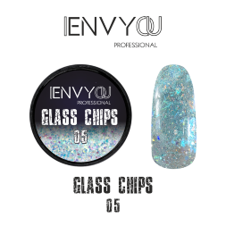 ENVY, Декоративный гель, Glass Chips, #005, 6 г.