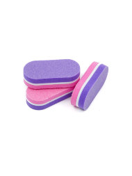 Мини-баф двухцветный 100/180, фиолето-розовый
