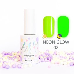 HIT Gel, Гель-лак Neon glow, #002