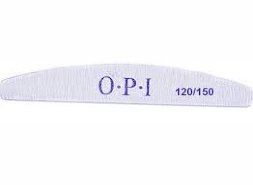 OPI, Пилка полумесяц на пластиковой основе, 120/150