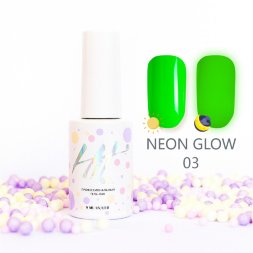 HIT Gel, Гель-лак Neon glow, #003