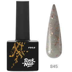 RockNail, Гель-лак Foils, #845, Gucci Flip-Flops, 10 мл.