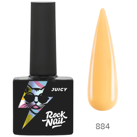 RockNail, Гель-лак Juicy, #884, Viva La Juicy, 10 мл.