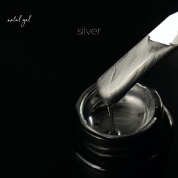 MiiS, Гель-краска, метал-серебро, 5 гр.
