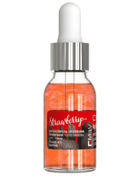 MILV, Сухое укрепляющее масло для ногтей с шиммером, Strawberry, 15 мл.