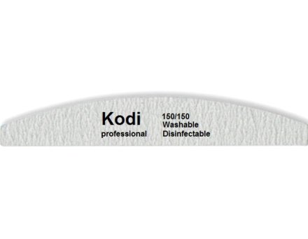 KODI, Пилка полумесяц на пластиковой основе, серая, 150/150
