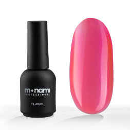 Monami, Гель-лак Neon glass Pink, 8 мл.