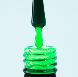 Monami, Гель-лак Neon glass Green, 8 мл.